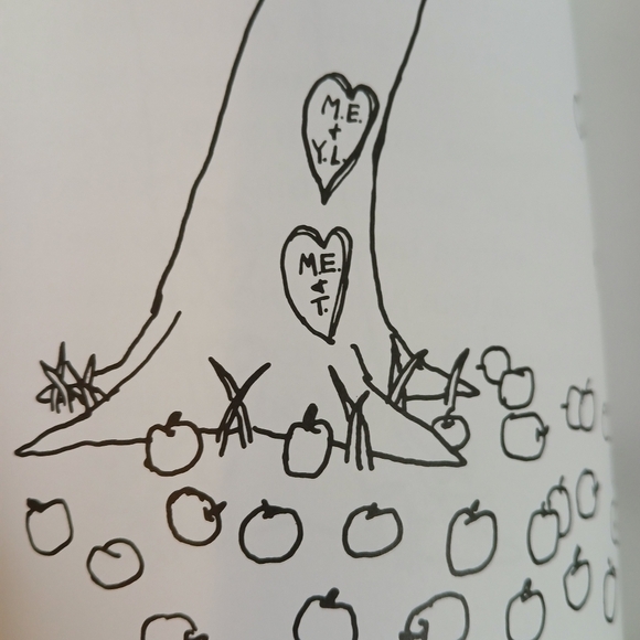 Children's Book The Giving Tree 1st Edition Six Lines Copyright 1964 Hardcover - Picture 7 of 11